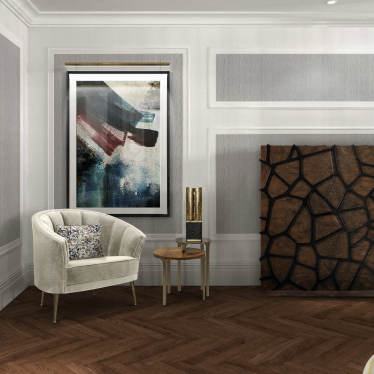 Modern living room furniture set.